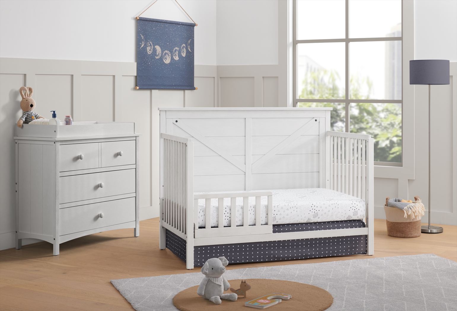 Nursery Sulon White Toddler Rail - Thumbnail - Image 3