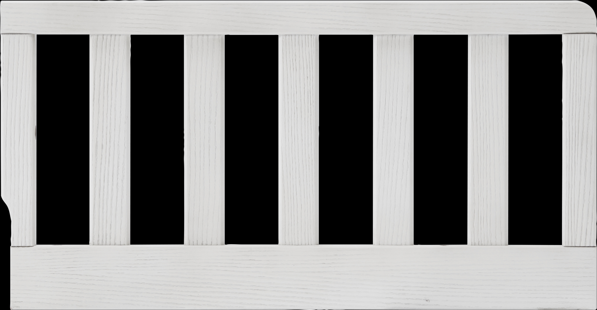 Nursery Sulon White Toddler Rail - Thumbnail - Image 1