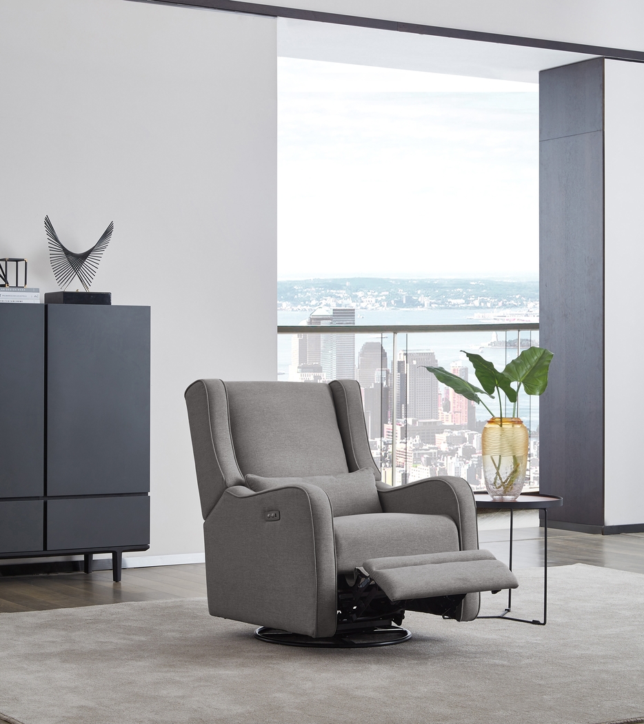 Nursery Tiernan Ash Power Swivel Glider Recliner - Thumbnail - Image 5