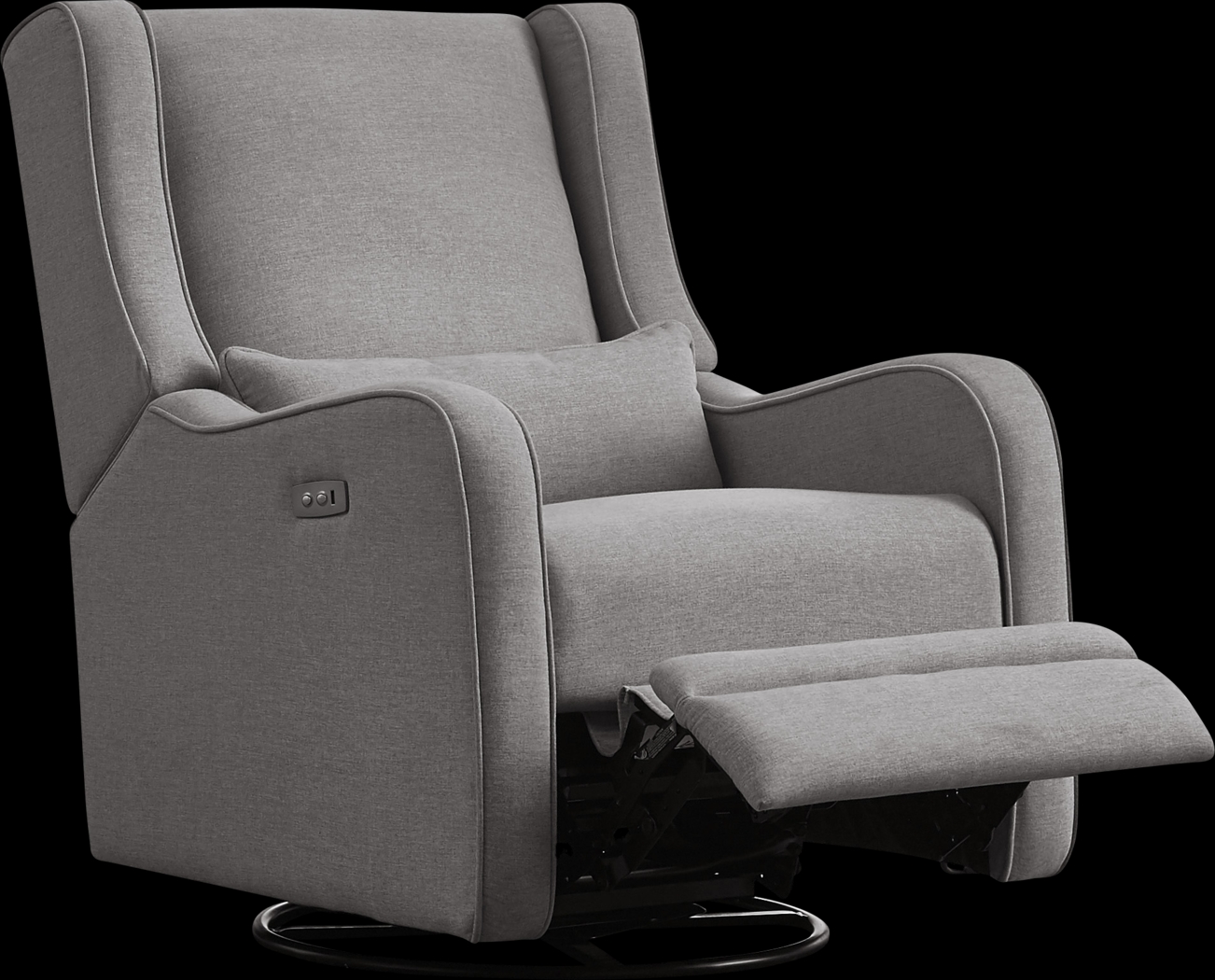 Nursery Tiernan Ash Power Swivel Glider Recliner - Thumbnail - Image 1