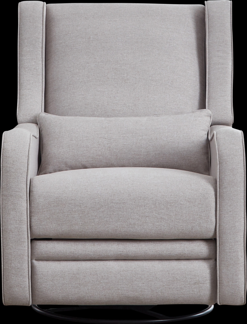 Nursery Tiernan Pewter Power Swivel Glider Recliner - Thumbnail - Image 3