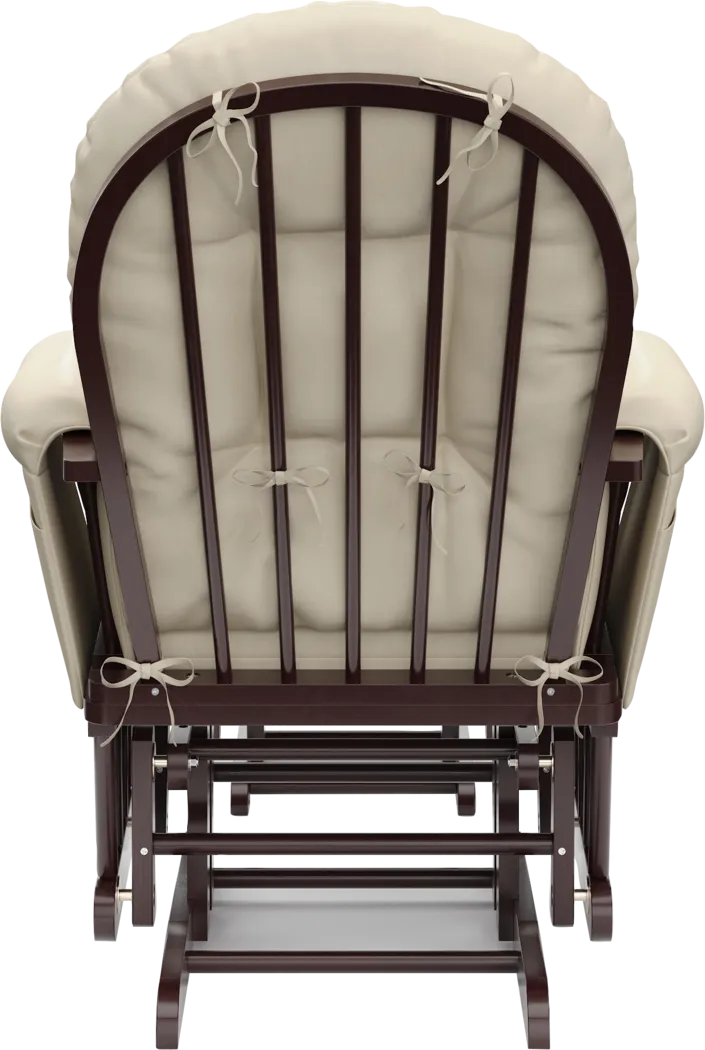 Nursery Vaibia Beige Glider & Ottoman - Thumbnail - Image 3