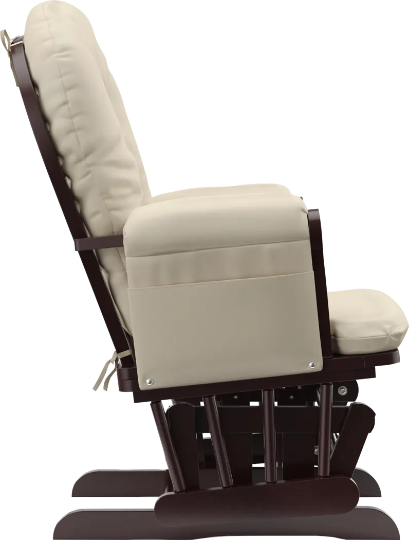 Nursery Vaibia Beige Glider & Ottoman - Thumbnail - Image 4