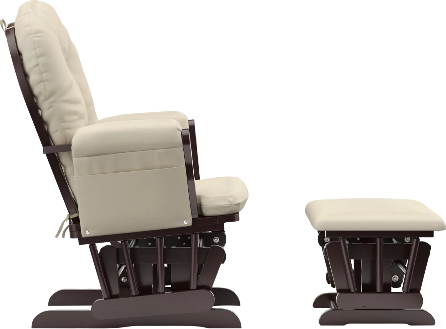 Nursery Vaibia Beige Glider & Ottoman - Thumbnail - Image 6