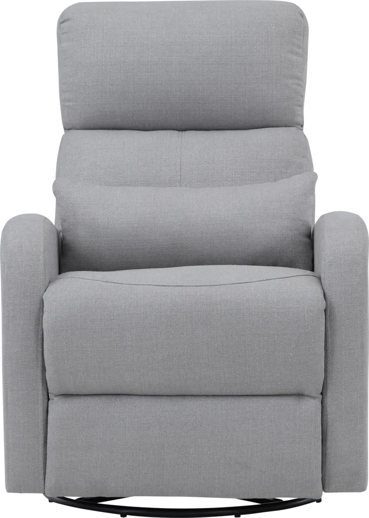 Nursery Winora Gray Swivel Glider Recliner - Thumbnail - Image 2