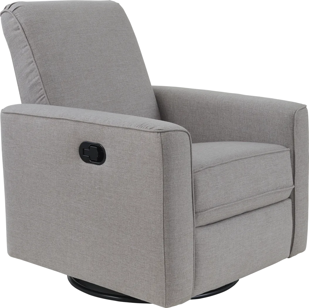Nursery Wrenlow Beige Swivel Glider Recliner - Thumbnail - Image 1