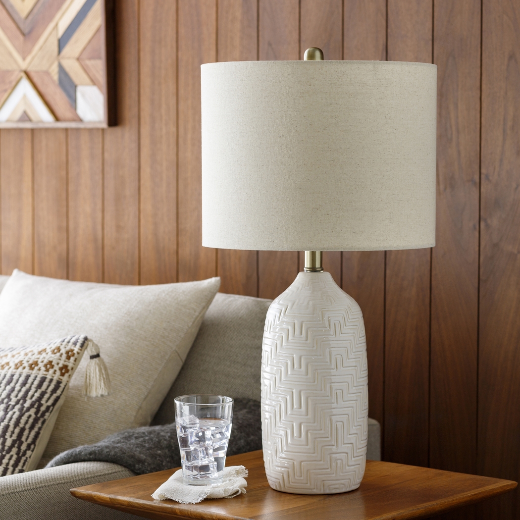 Nuttall Alley White Lamp - Thumbnail - Image 2