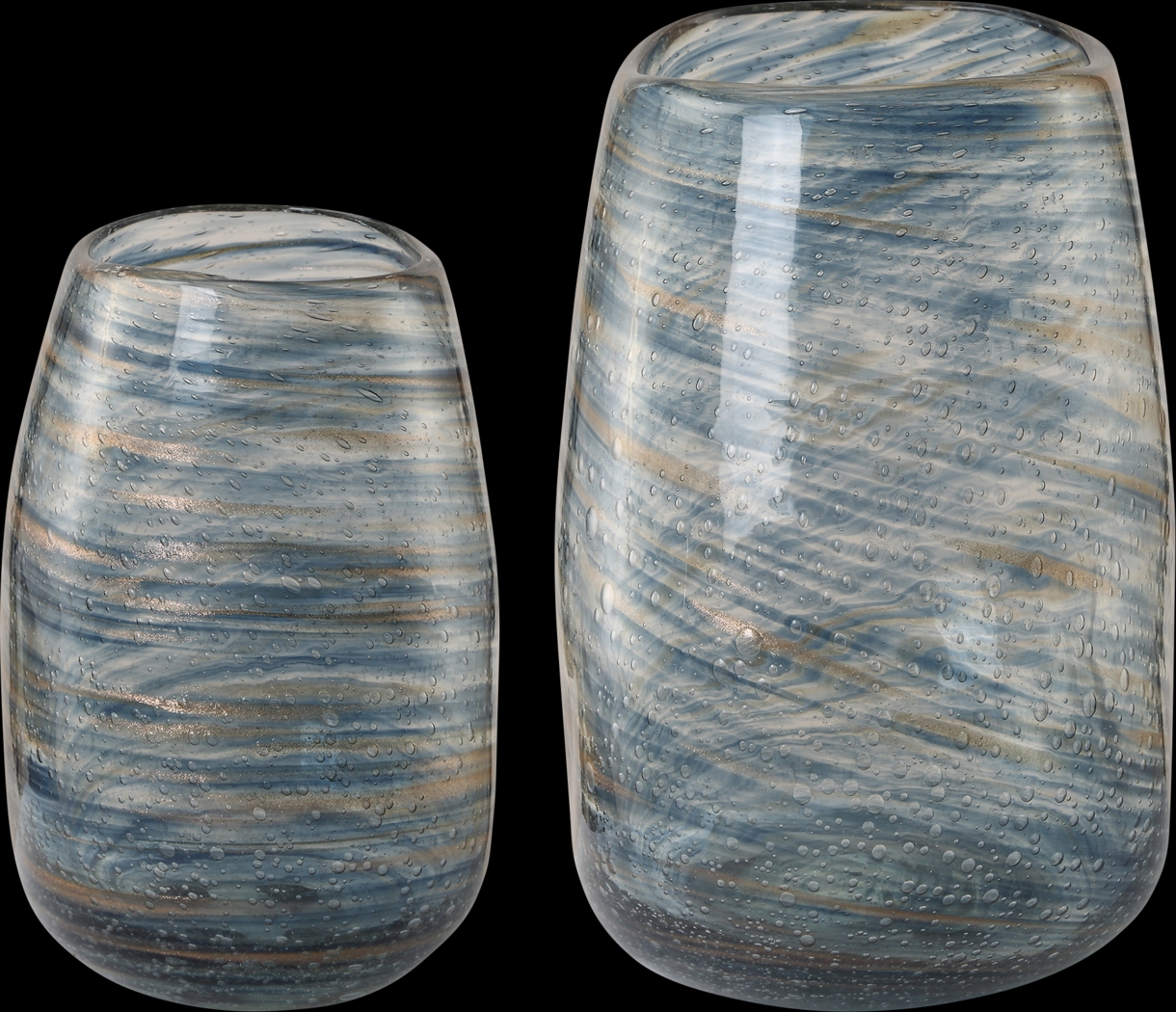 Nux Blue Vases, Set of 2 - Thumbnail - Image 3