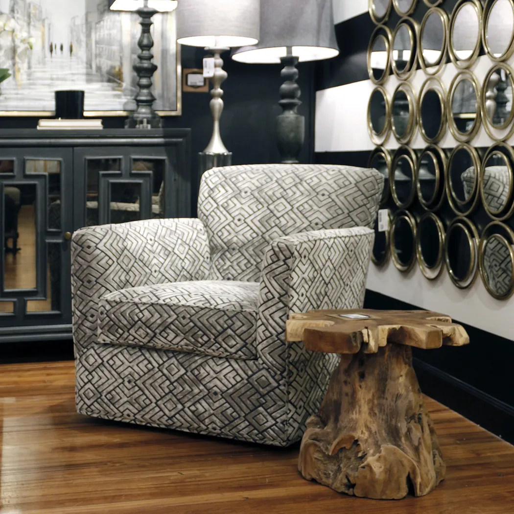 Nuzha Brown Accent Table - Thumbnail - Image 2