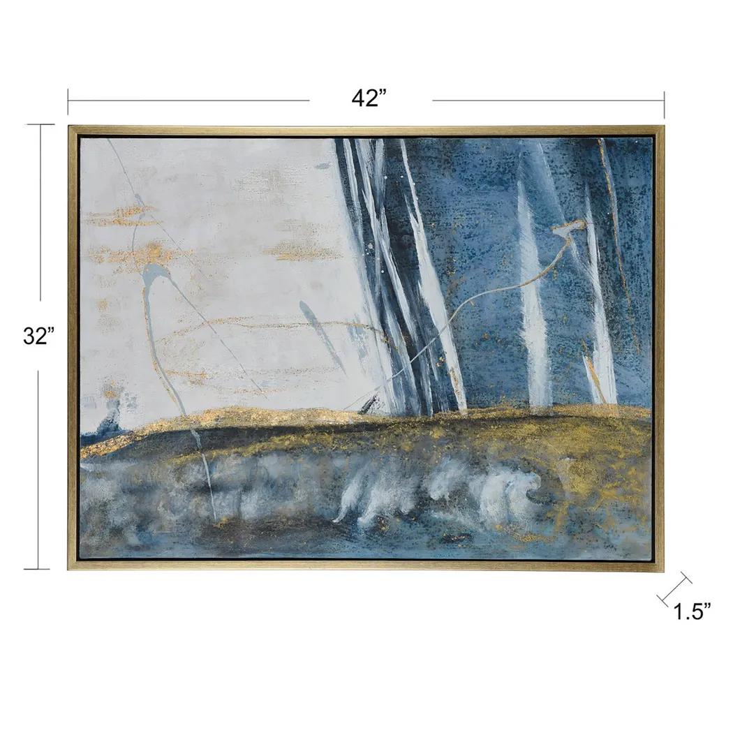 Nuzzi III Blue Artwork - Thumbnail - Image 4