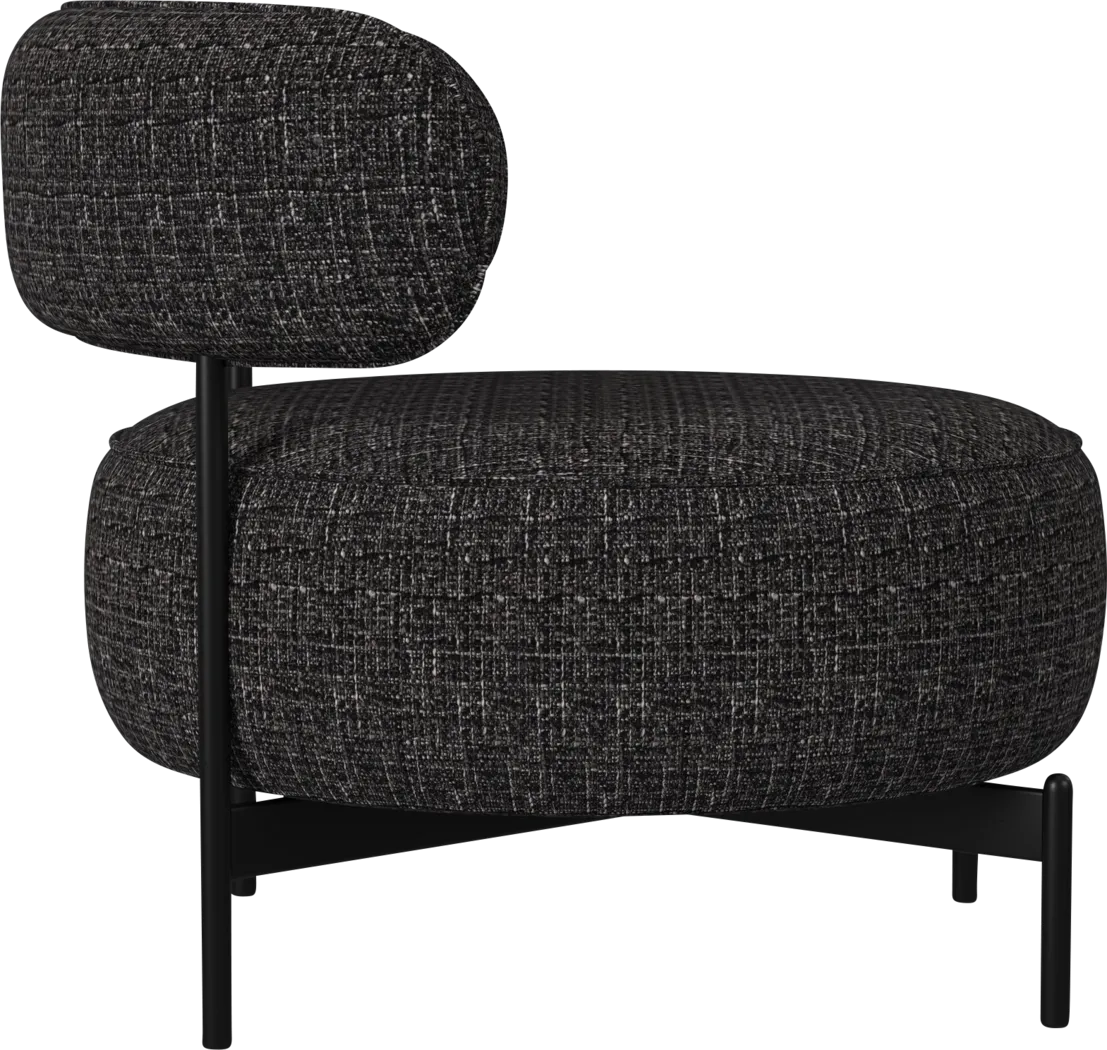Nvart Black Swivel Accent Chair - Thumbnail - Image 6