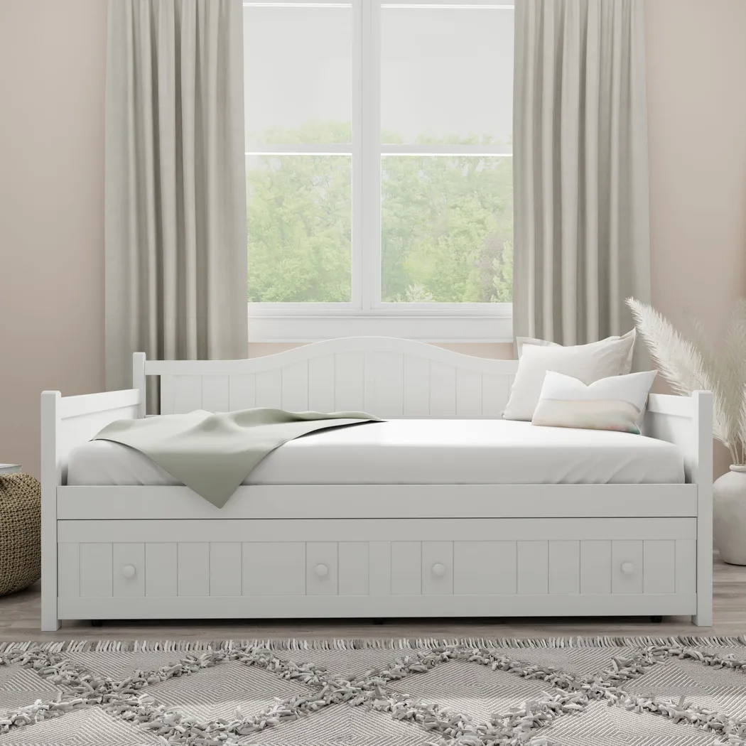 Nyala White Full Daybed with Frame - Thumbnail - Image 3