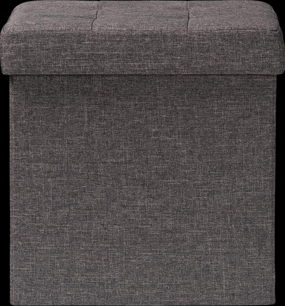 Nyanza Dark Gray Otoman - Thumbnail - Image 3