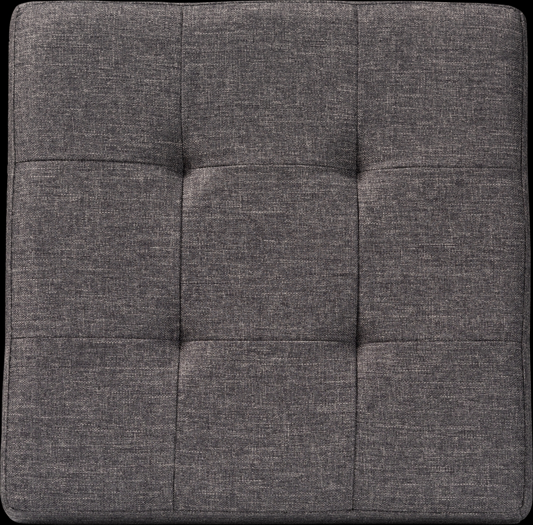 Nyanza Dark Gray Otoman - Thumbnail - Image 4