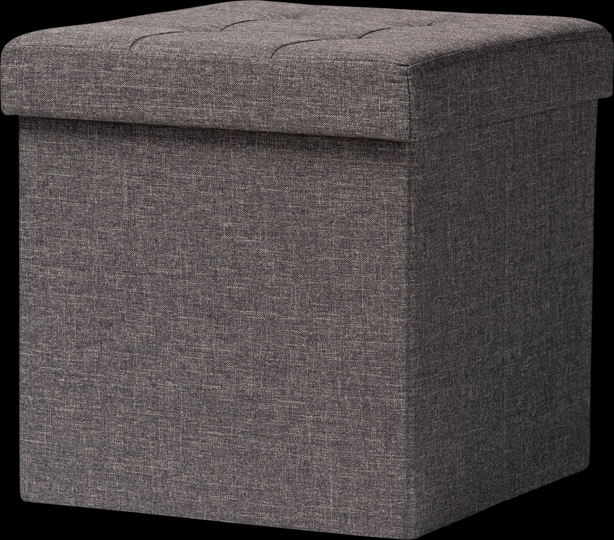 Nyanza Dark Gray Otoman - Thumbnail - Image 1