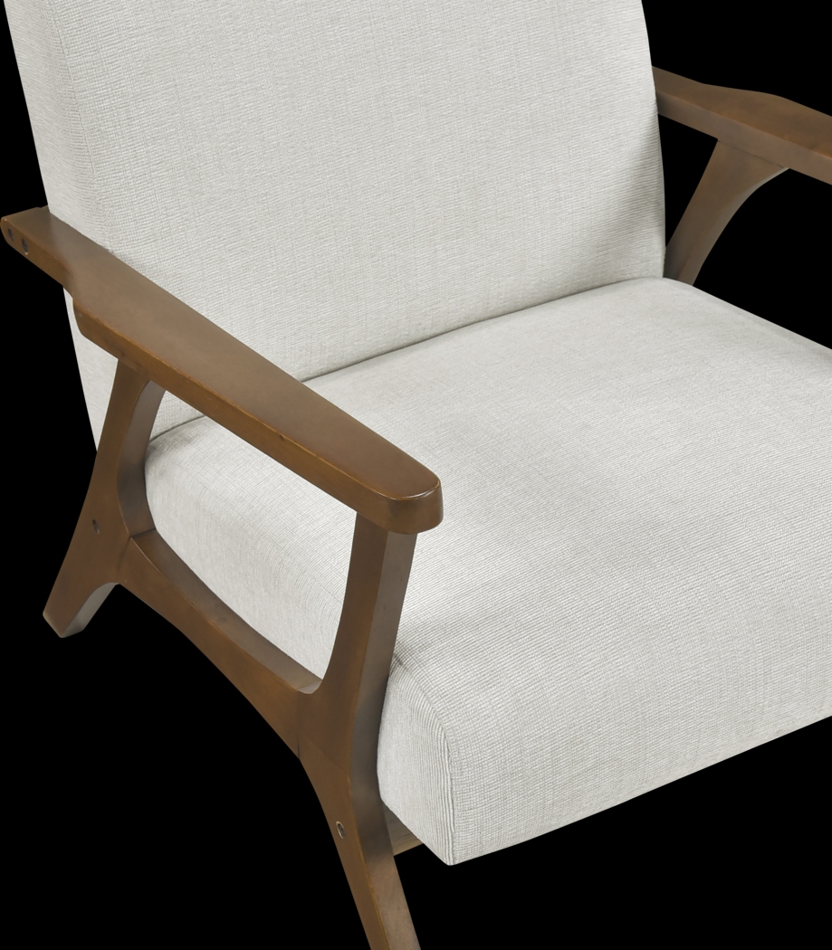 Nycio Beige Accent Chair - Thumbnail - Image 5