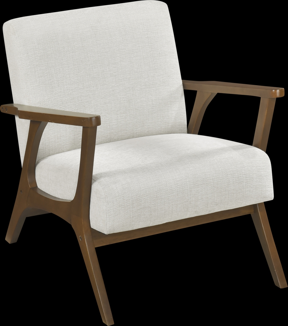 Nycio Beige Accent Chair - Thumbnail - Image 1