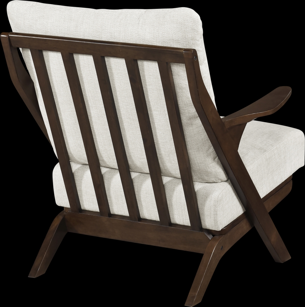 Nycio Beige Accent Chair - Thumbnail - Image 5