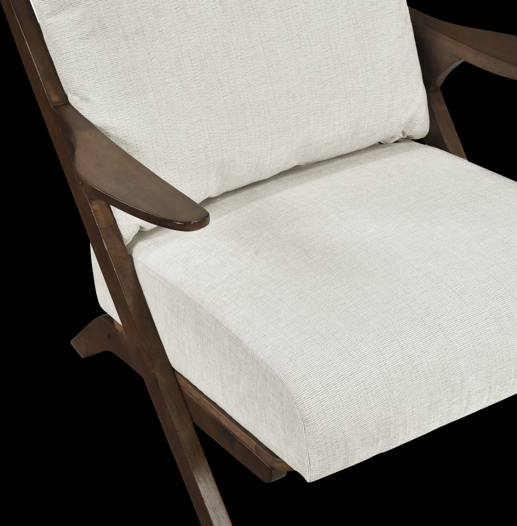 Nycio Beige Accent Chair - Thumbnail - Image 6