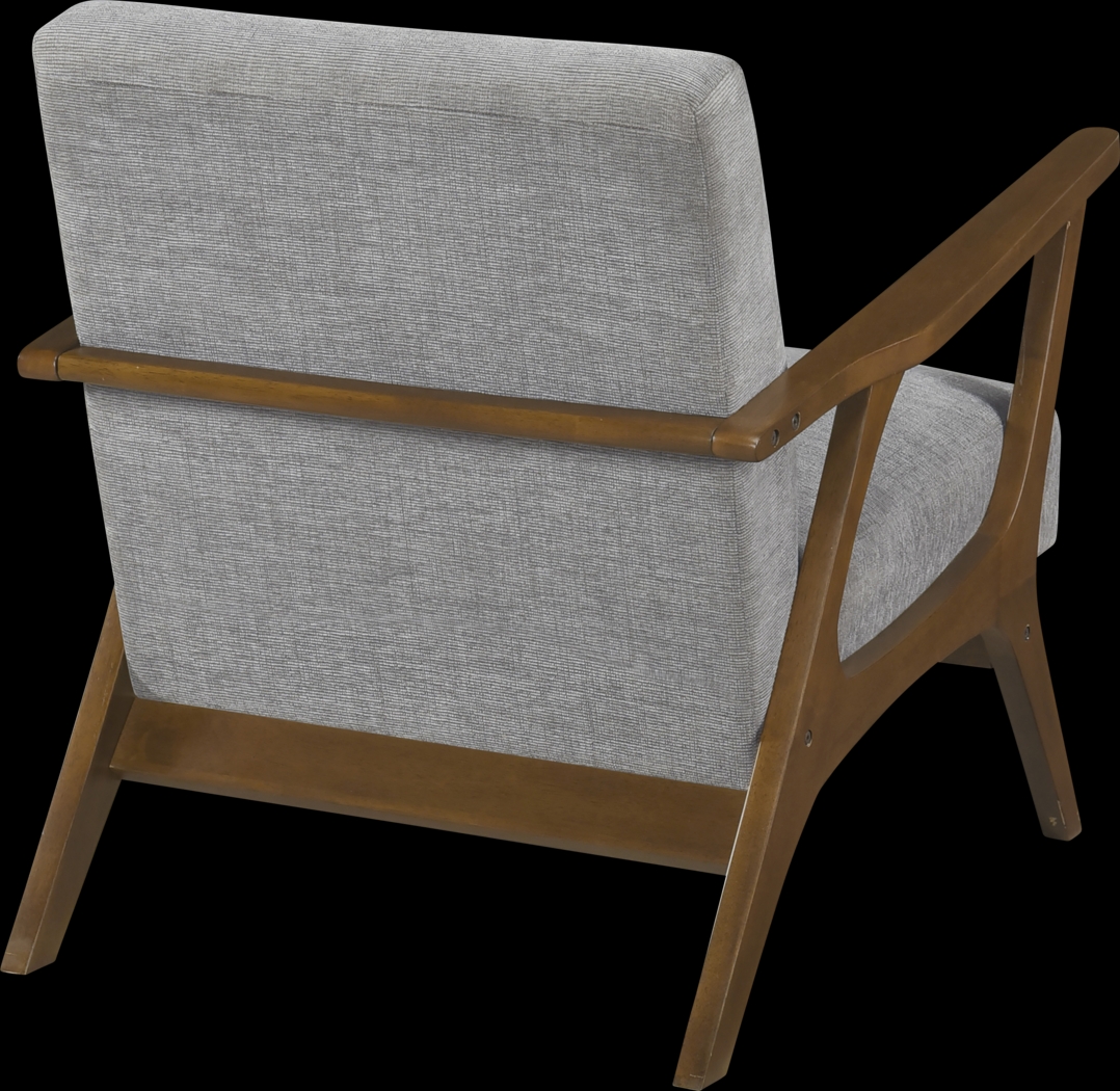 Nycio Gray Accent Chair - Thumbnail - Image 4