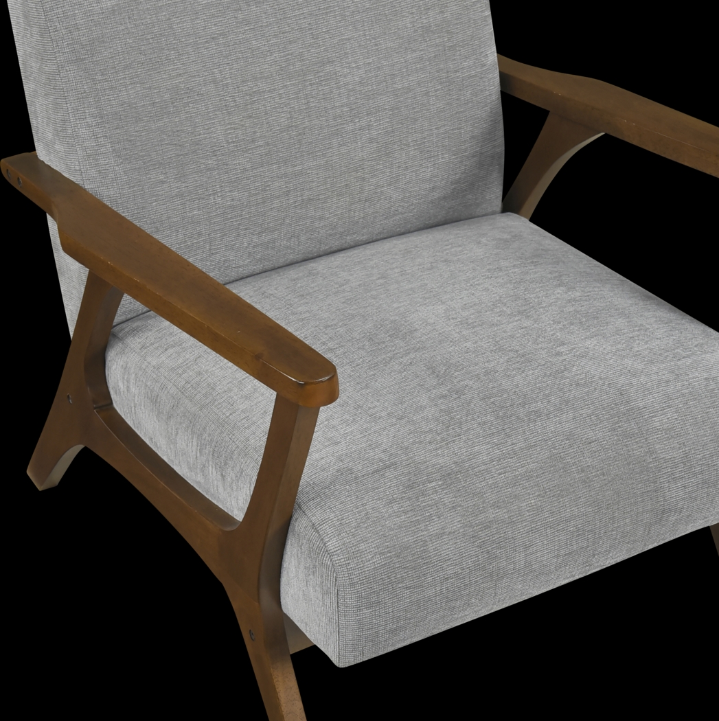 Nycio Gray Accent Chair - Thumbnail - Image 5