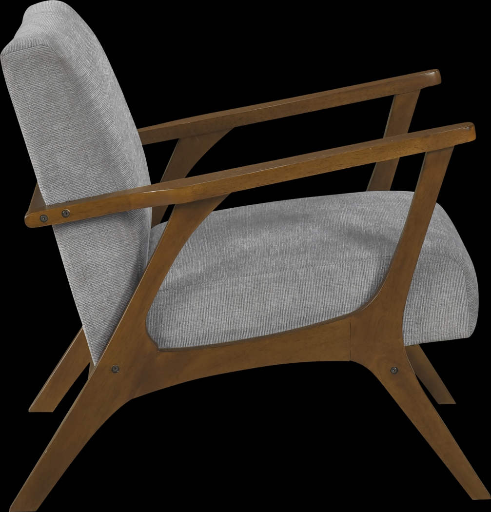 Nycio Gray Accent Chair - Thumbnail - Image 8