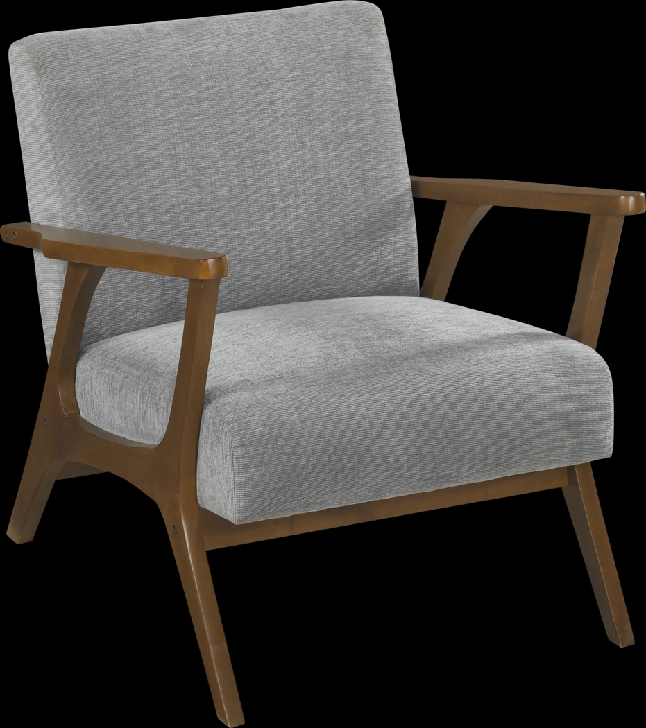 Nycio Gray Accent Chair - Thumbnail - Image 1