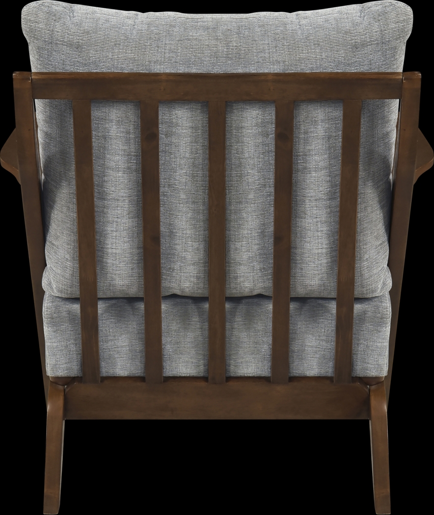 Nycio Gray Accent Chair - Thumbnail - Image 4