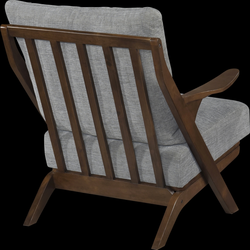 Nycio Gray Accent Chair - Thumbnail - Image 5