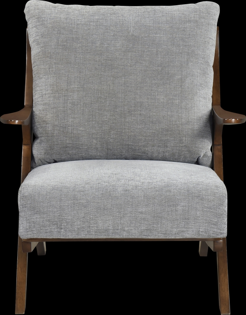 Nycio Gray Accent Chair - Thumbnail - Image 8