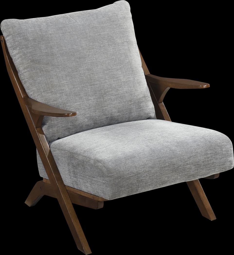 Nycio Gray Accent Chair - Thumbnail - Image 1