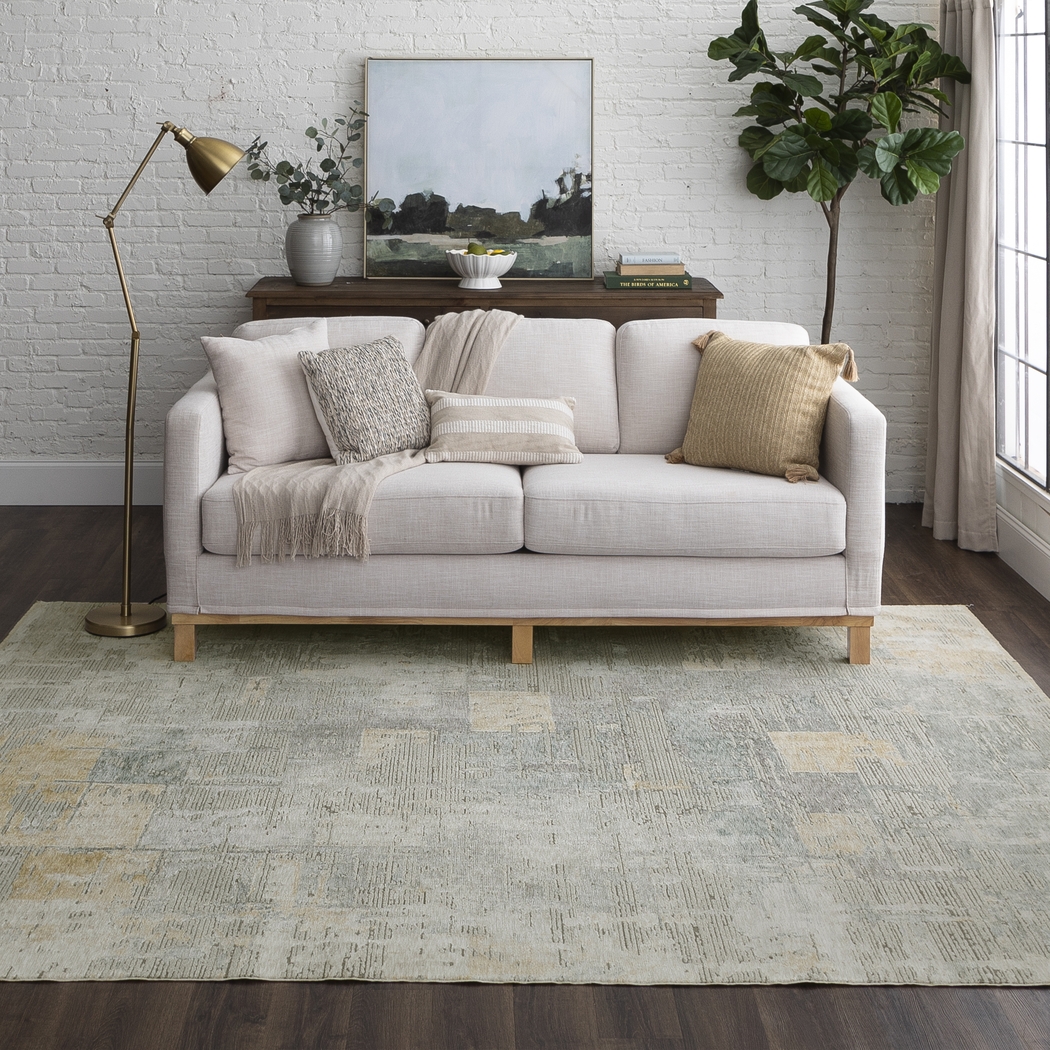 Nydaine Blue 5' x 7'6 Rug - Thumbnail - Image 2