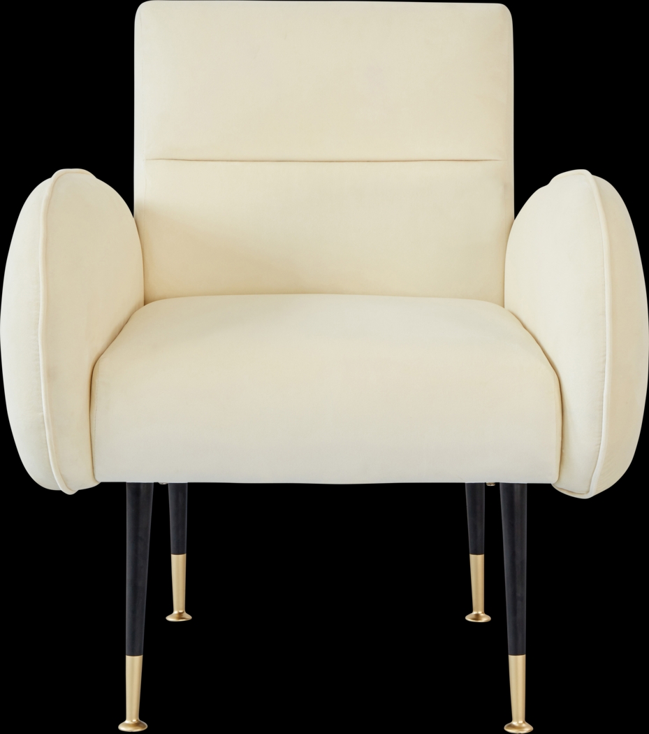 Nyelee Beige Accent Chair - Thumbnail - Image 2