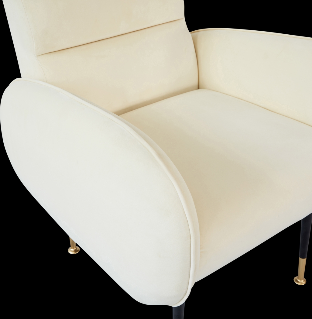 Nyelee Beige Accent Chair - Thumbnail - Image 4