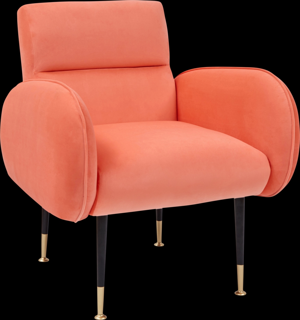 Nyelee Coral Accent Chair - Thumbnail - Image 1