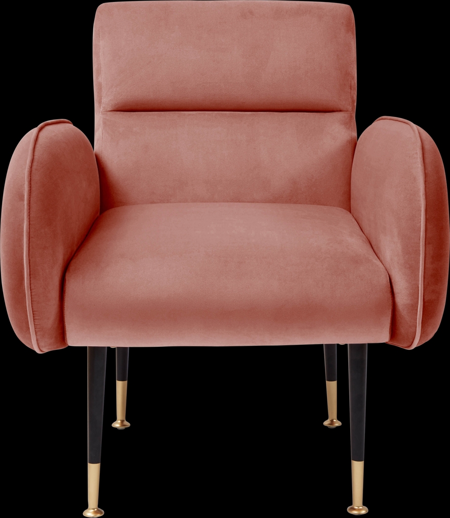 Nyelee Salmon Accent Chair - Thumbnail - Image 3