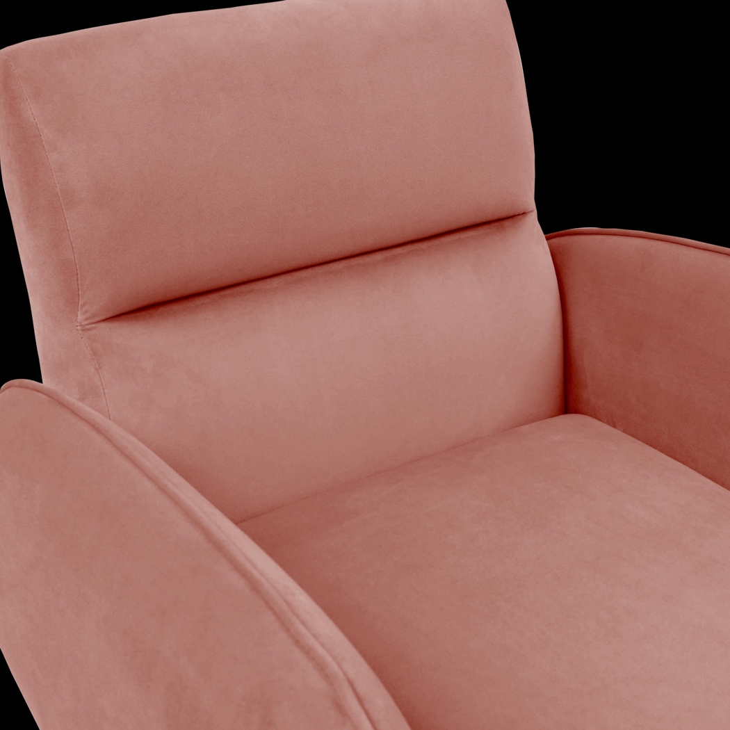 Nyelee Salmon Accent Chair - Thumbnail - Image 5
