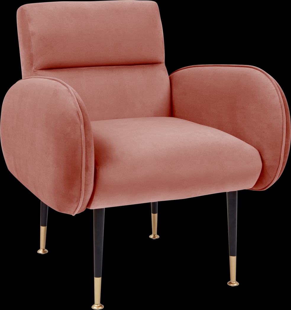 Nyelee Salmon Accent Chair - Thumbnail - Image 1
