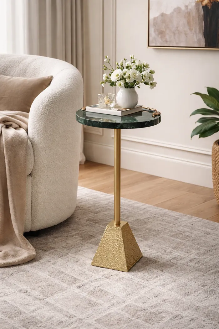 Nyexi Gold/Green Accent Table - Thumbnail - Image 3