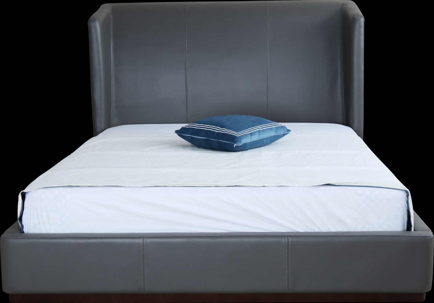 Nyland Gray Queen Bed - Thumbnail - Image 4