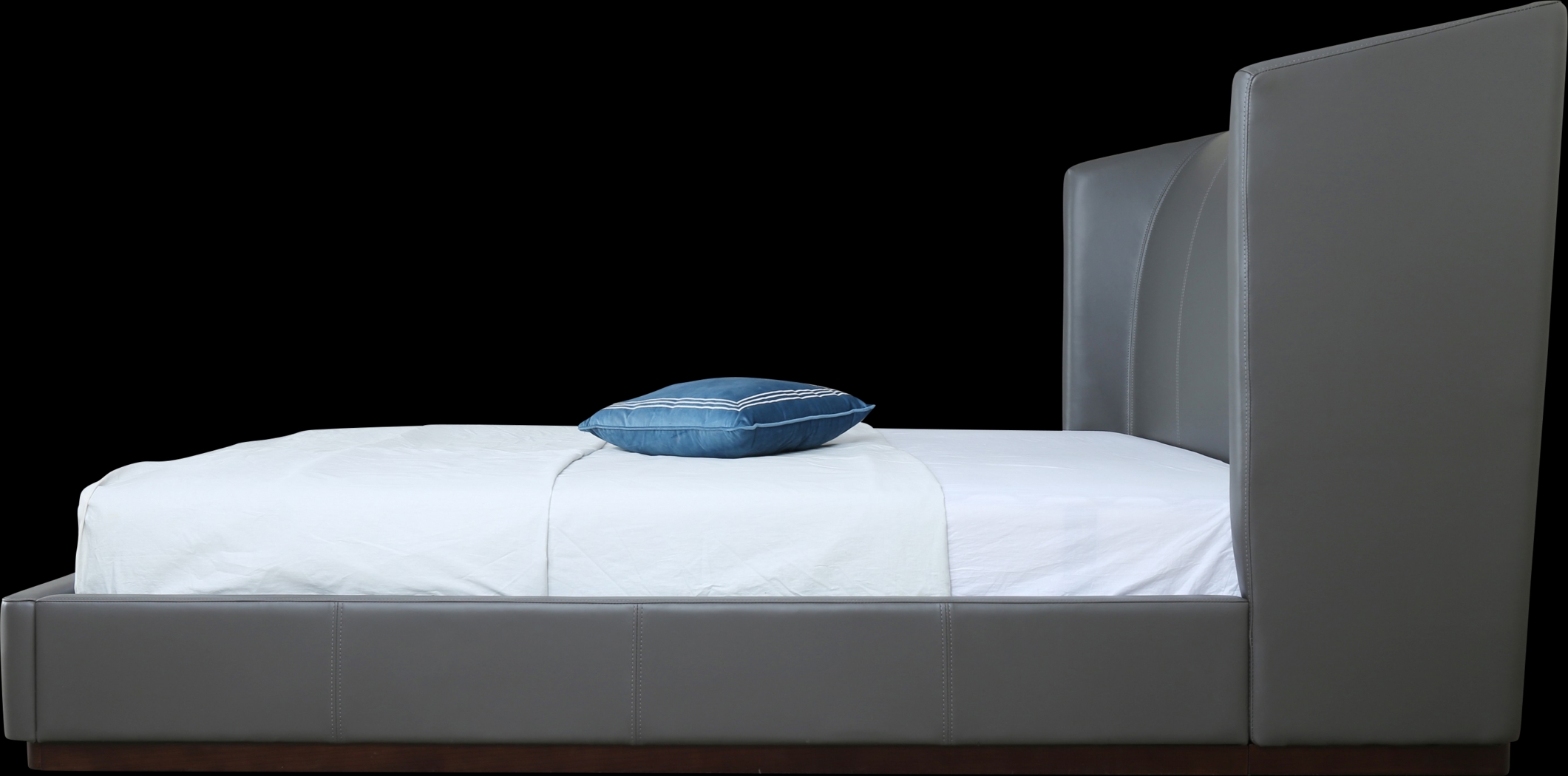 Nyland Gray Queen Bed - Thumbnail - Image 5