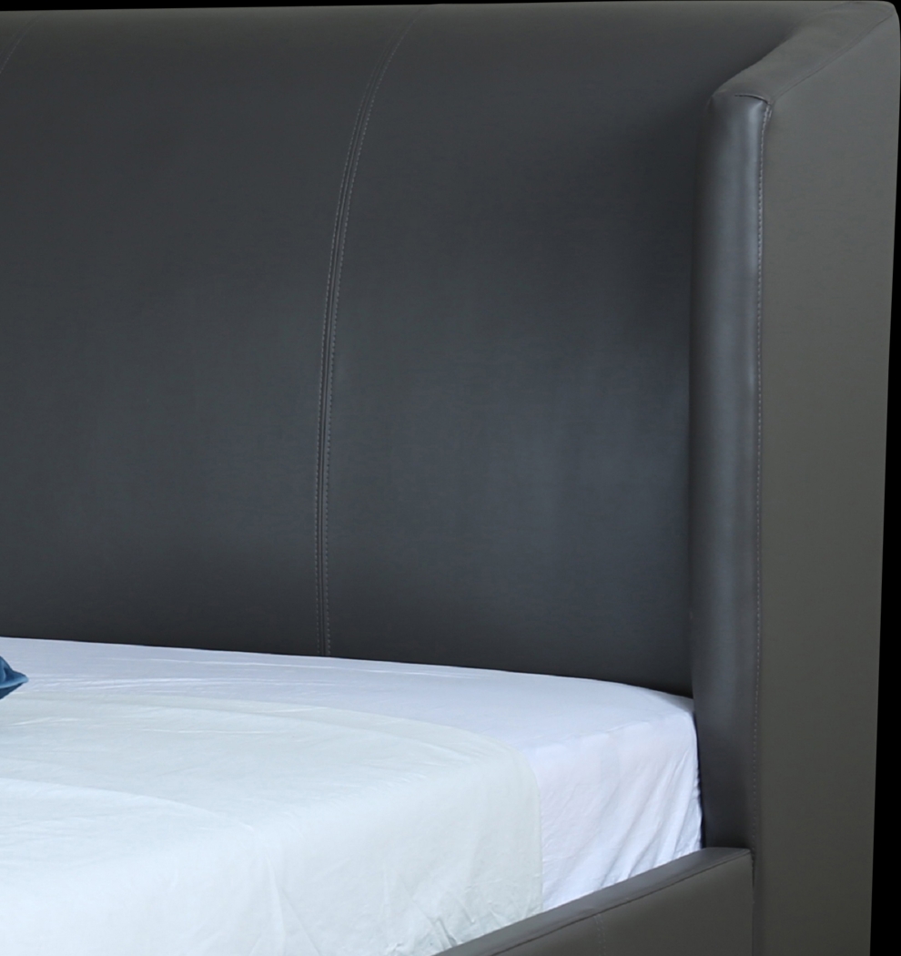 Nyland Gray Queen Bed - Thumbnail - Image 6