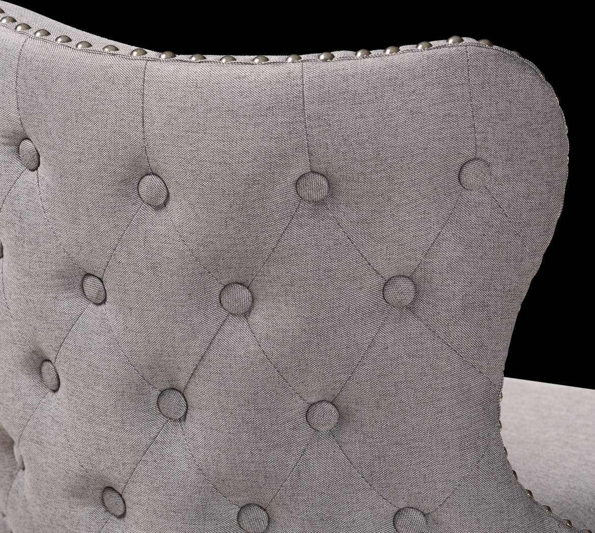 Nylic Gray Swivel Counter Stool, Set of 2 - Thumbnail - Image 7