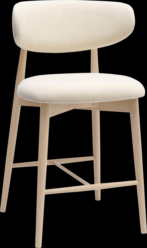 Nymphgold Cream Counter Height Stool - Thumbnail - Image 1