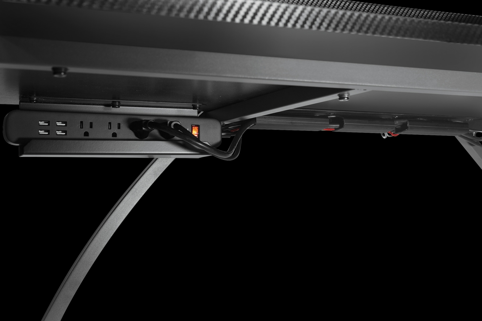Nyota Black Gaming Desk - Thumbnail - Image 6