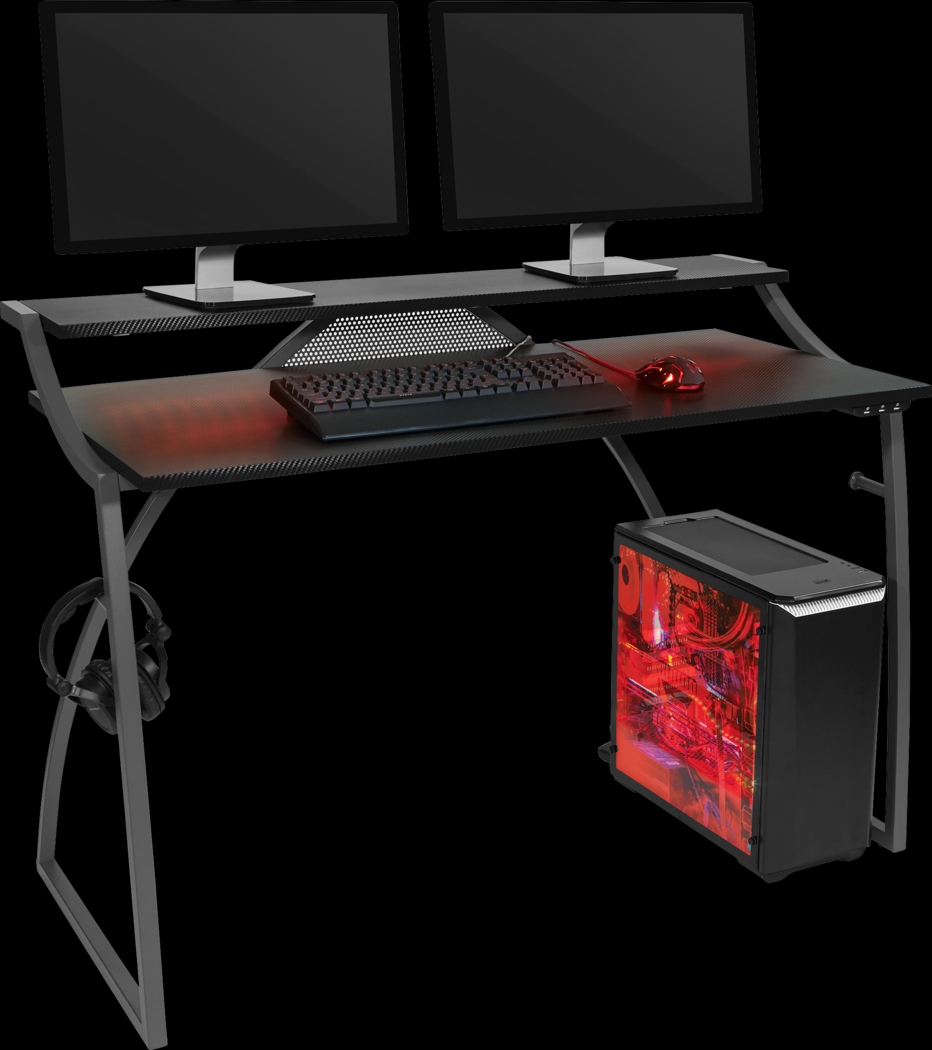 Nyota Black Gaming Desk - Thumbnail - Image 8
