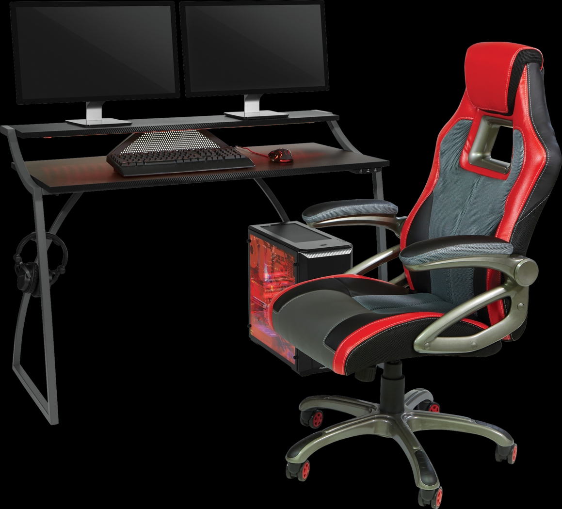 Nyota Black Gaming Desk - Thumbnail - Image 9