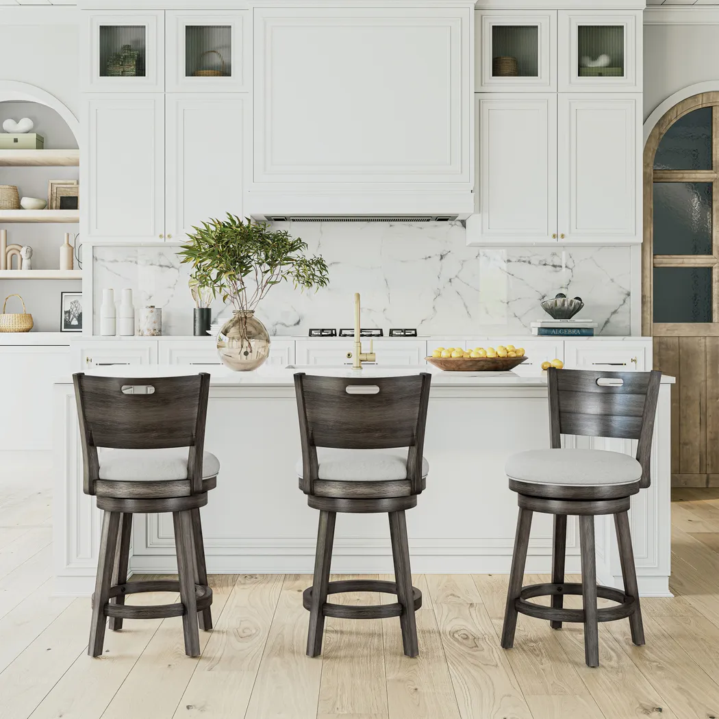 Nysa Dark Gray Adjustble Stool - Thumbnail - Image 3