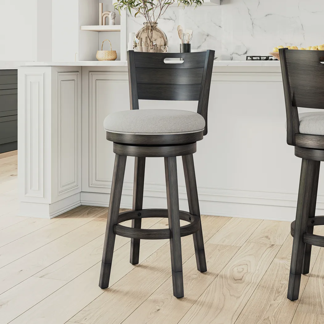 Nysa Dark Gray Adjustble Stool - Thumbnail - Image 4