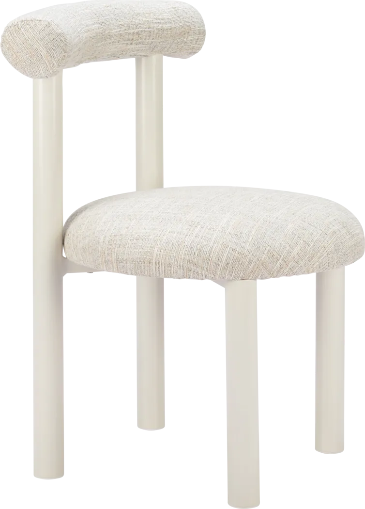 Nyssa Beige Dining Chair - Thumbnail - Image 1